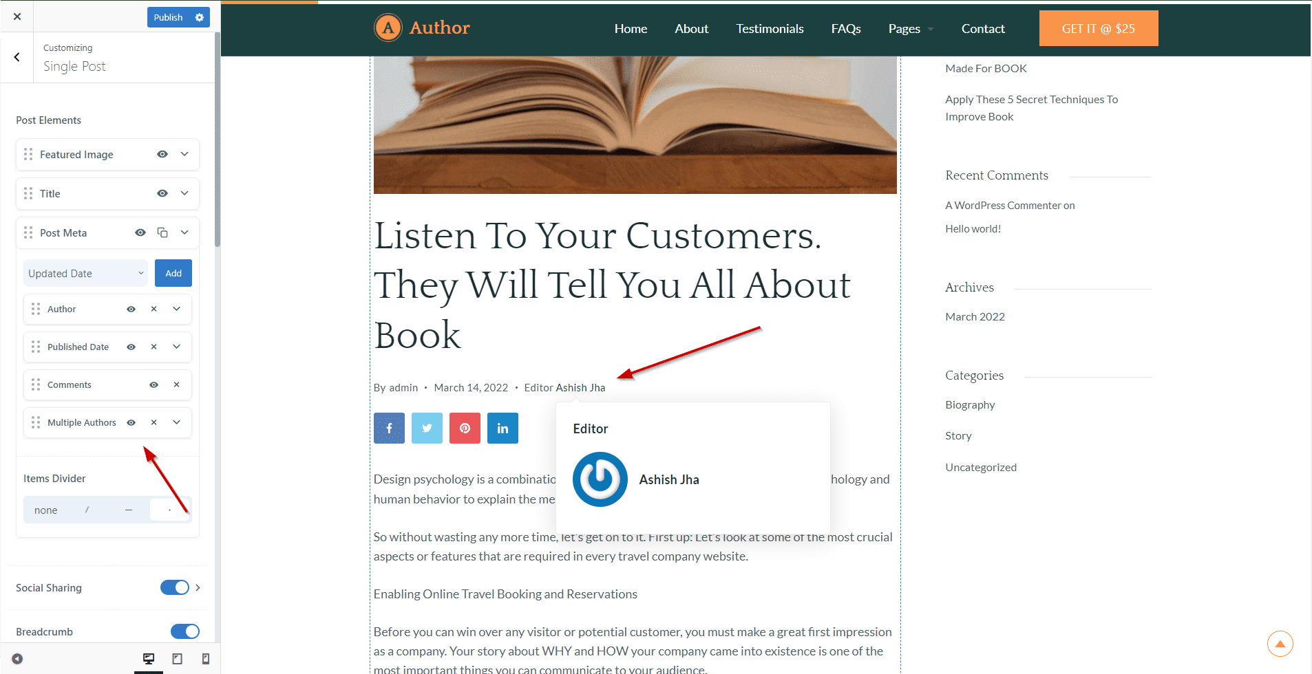 Multiple Authors - Rishi Theme